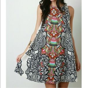 Boho Filigree Trapeze Dress