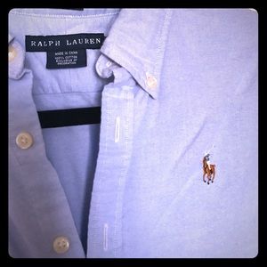 Ralph Lauren Pretty Blue Oxford Button Down