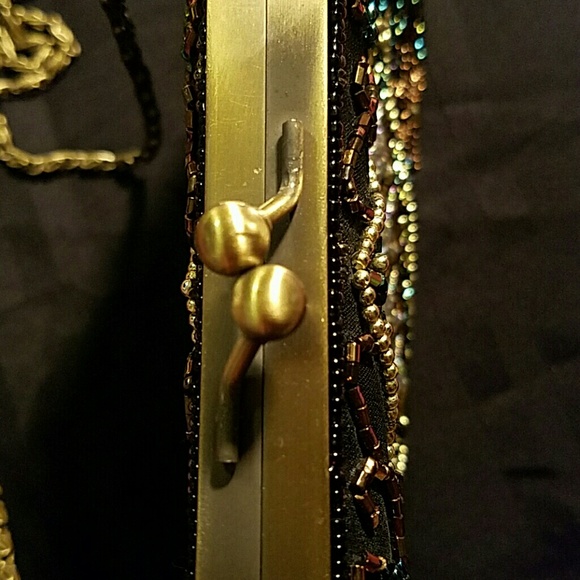 Lovely beaded evening party bag purse - Picture 4 of 4