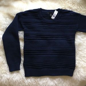 Banana Republic Navy Blue Knit Sweater