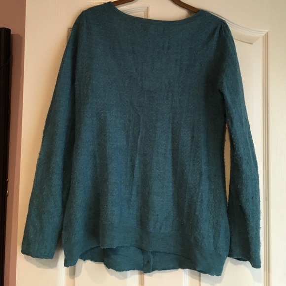 Blue Button Cardigan - Picture 3 of 3