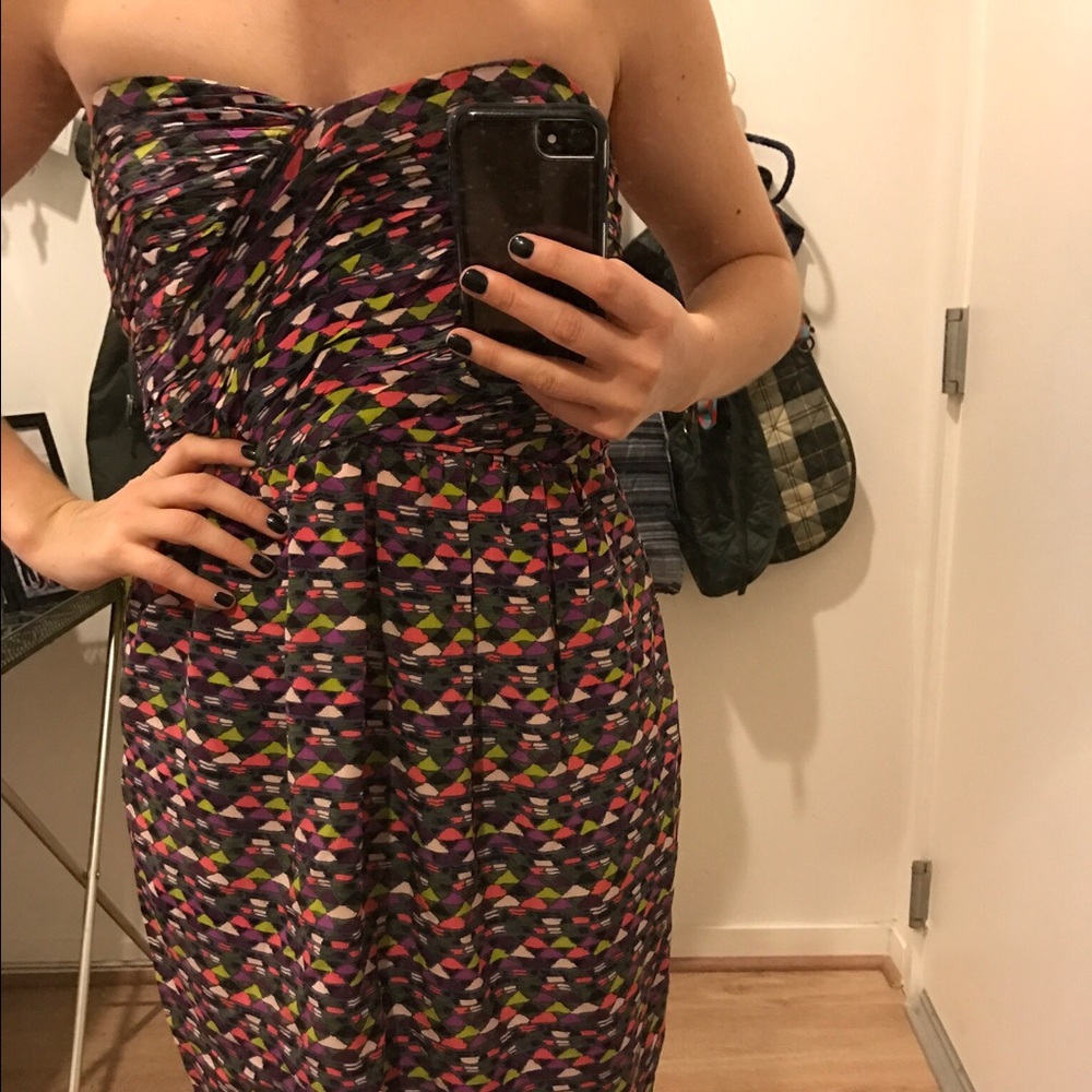 Shoshanna Strapless Cocktail Dress