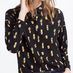 Zara Cactus Top NWT!