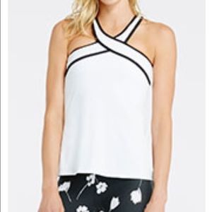 Fabletics white Chicago tank