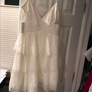 BCBG white cocktail dress!