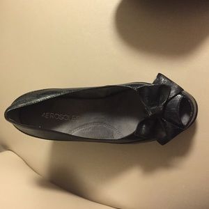 Black wedge shoes from Aerosoles
