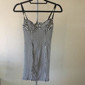 American apparel size M pinstripe bodycon dress