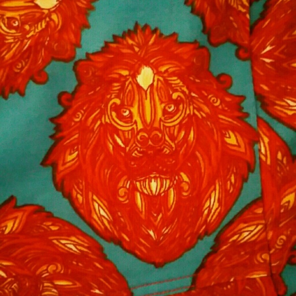 Lularoe Lion head Unicorn OS Leggings NWT