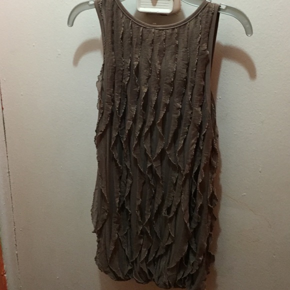 Brown/golden blousse - Picture 2 of 2