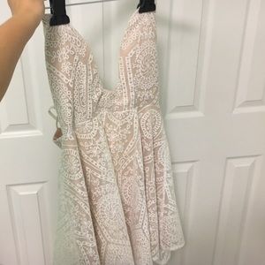 Strapless formal dress