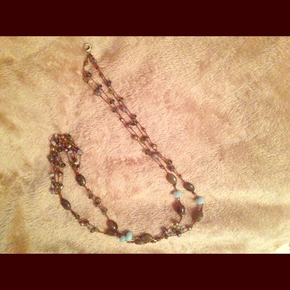 SILPADA 30" Green & Brown Necklace