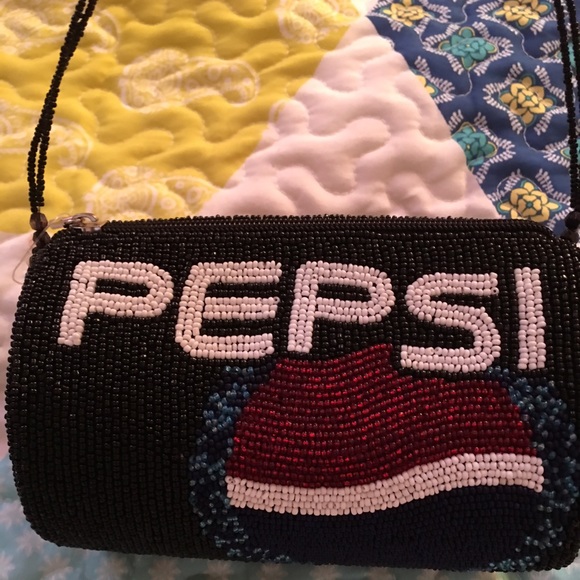 Beaded Pepsi purse