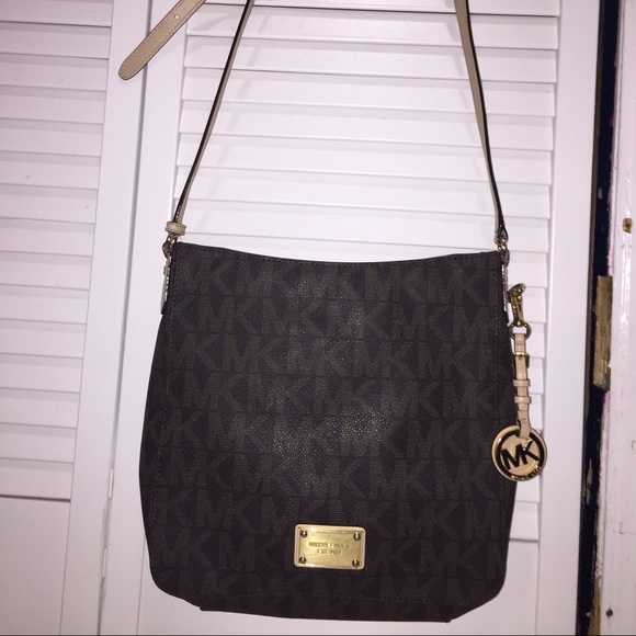 Michael Kors brown crossbody bag