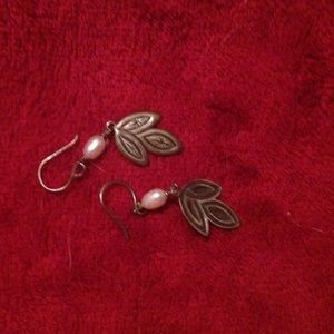 Silpada Silver and Pearl earrings