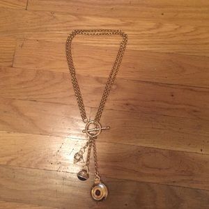 Ben Amun Gold Toggle Charm Necklace