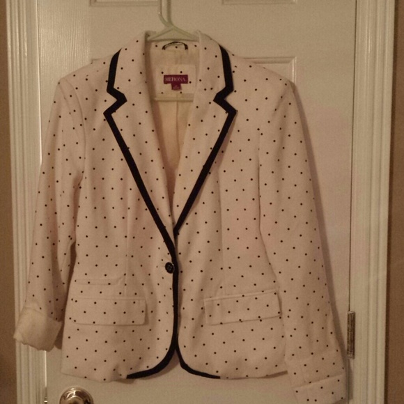 Merona Jackets & Blazers - Polka dot blazer.