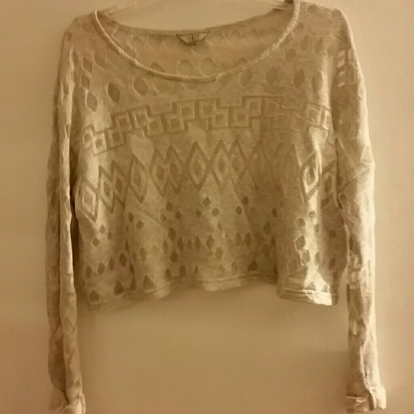 Sweater crop top