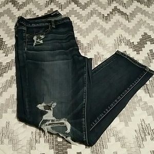 American eagle distressed jegging