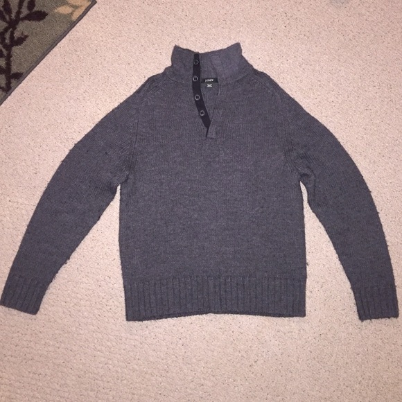 J Crew wool sweater in gray
