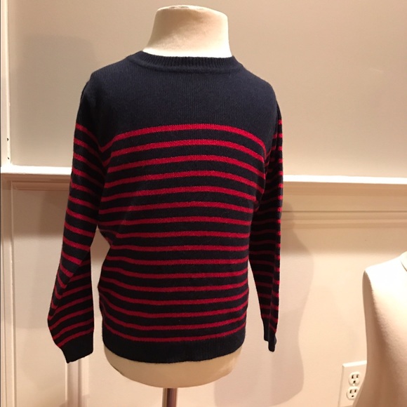 Carolina Zapf Nautical stripe Cashmere sweater - Picture 1 of 4