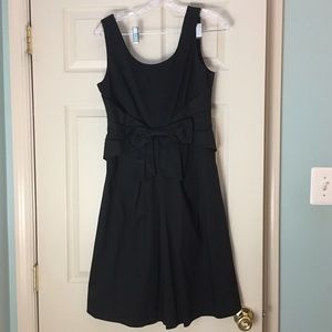 Black Kate Spade bow dress size 6