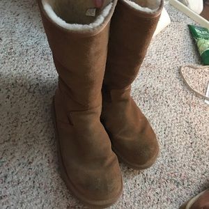 Chestnut Brown Ugg Boots kids 5 woman's 7