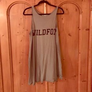 Wild fox tshirt dress