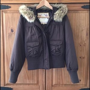 🚫Sold🚫Cozy Faux Fur Hooded Jacket