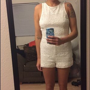 Urban outfitters white romper