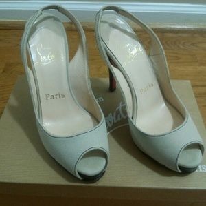 Authentic canvas no prive Christian Louboutin