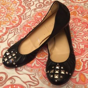 JCrew leather flats