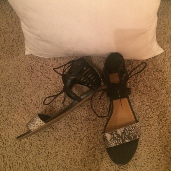 Black strappy sandals