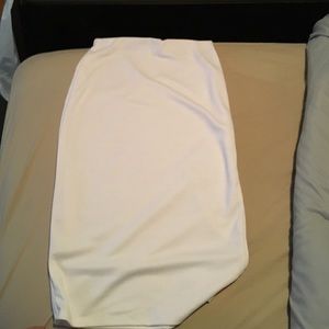 White skirt