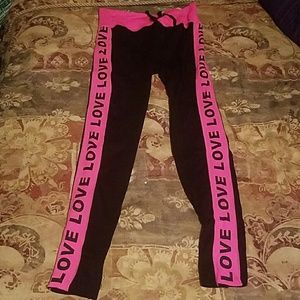 Pink & Black leggings