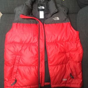 Northface Gray & Red Vest