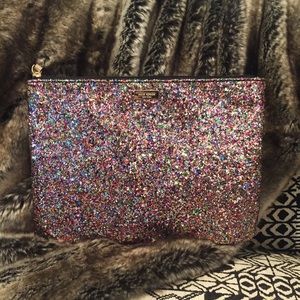 Kate Spade Glittery Large Pouch