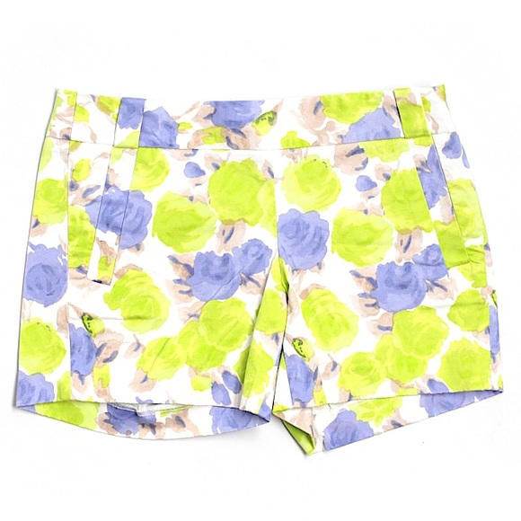 Watercolor J Crew Khaki Shorts Sz 2 - Picture 1 of 2