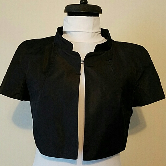 New Max Mara Cropped Silk Jacket