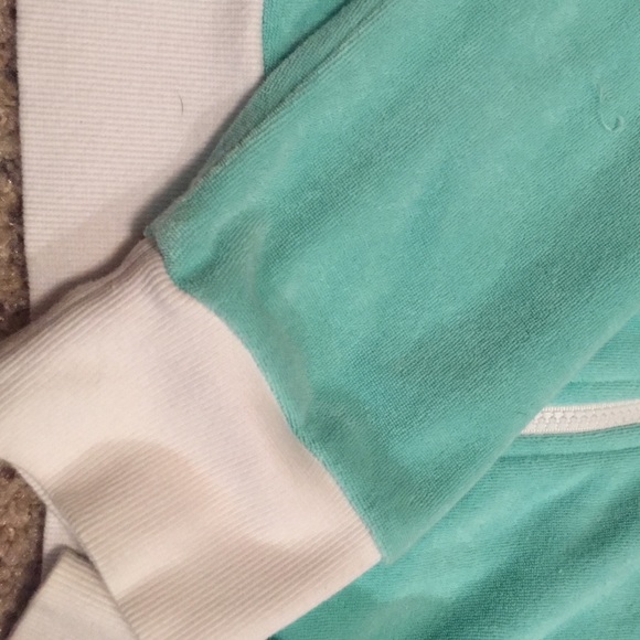 Tori Richards teal track jacket - Picture 2 of 2