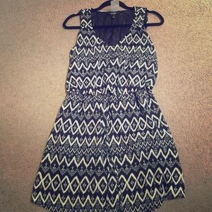 Black and White patterned dress