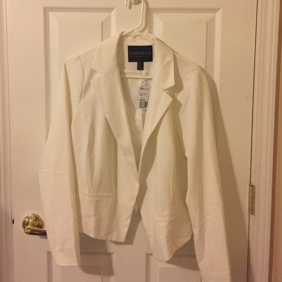 Forever 21+ Cream Blazer NEW!