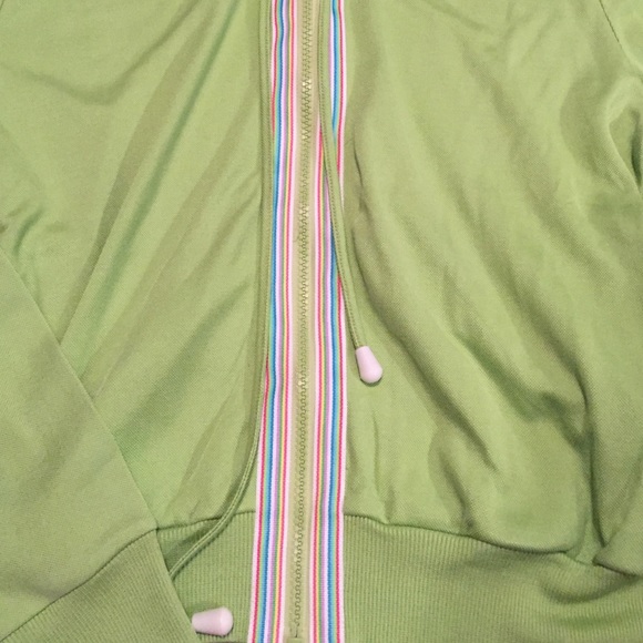 Tori Richards green track jacket - Picture 2 of 2