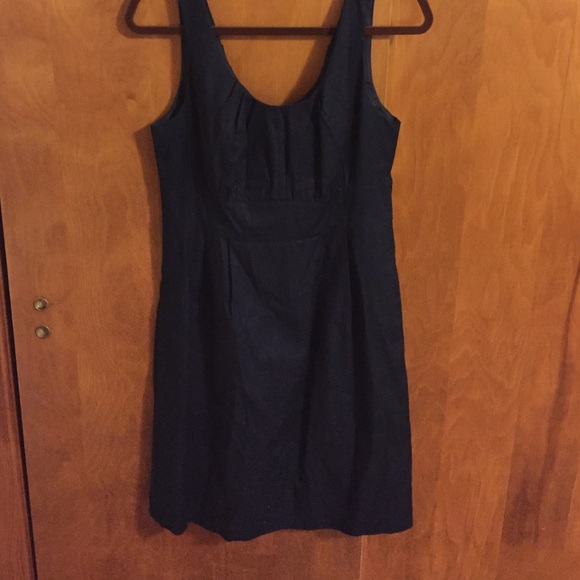 Structured navy j crew dress
