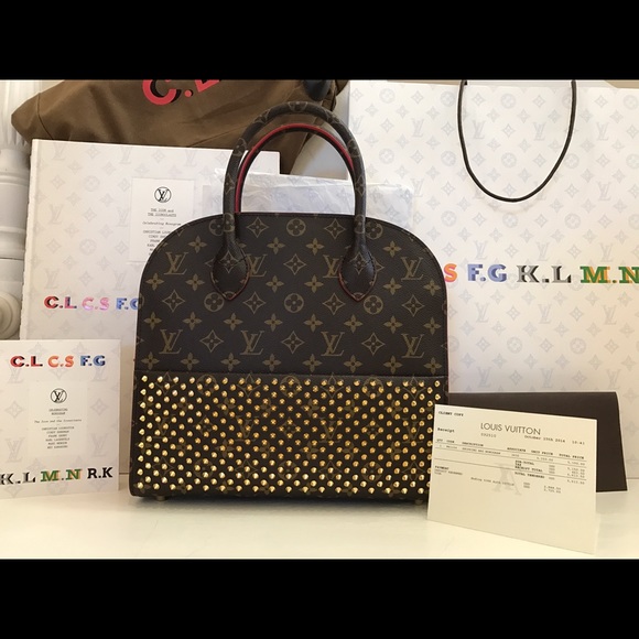AUTHENTIC LV, LOUBOUTIN DESIGNED BAG