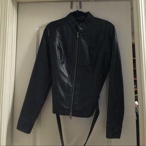 Express leather jacket