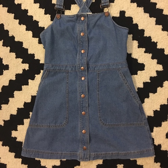 Denim Overall Dress **RESERVED**