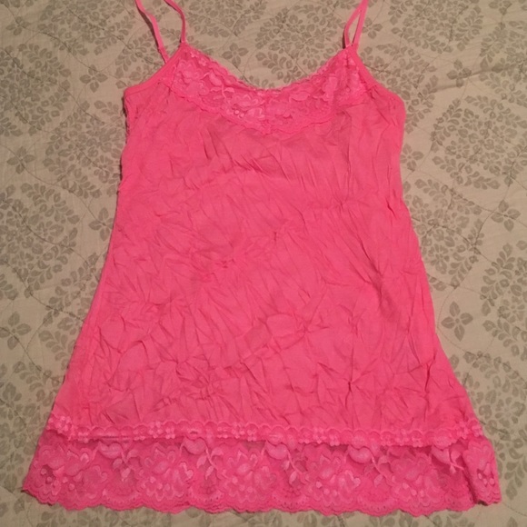 Maurices Tops - Maurice's pink cami size M like new!