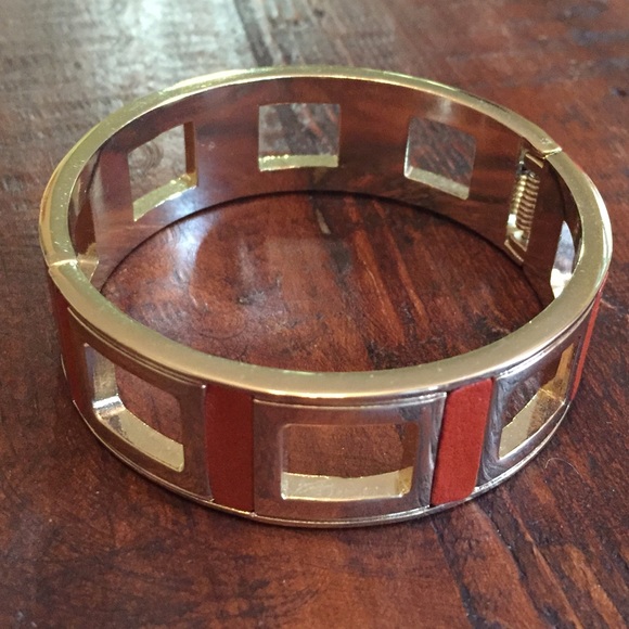 Orange and Gold Banana Republic Bracelet - Picture 3 of 3