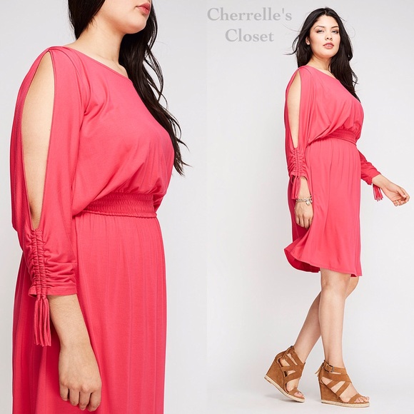 Lane Bryant Cold Shoulder Dress Plus Size 18/20 - Picture 2 of 3