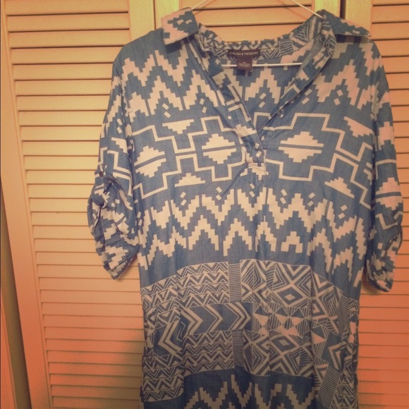 Aztec tribal tunic